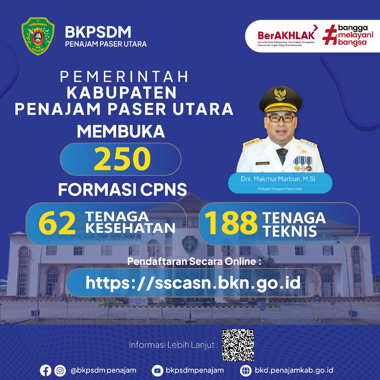 PENGUMUMAN SELEKSI PENERIMAAN CALON PEGAWAI NEGERI SIPIL (CPNS) DI LINGKUNGAN PEMERINTAH KABUPATEN PENAJAM PASER UTARA TA.2024